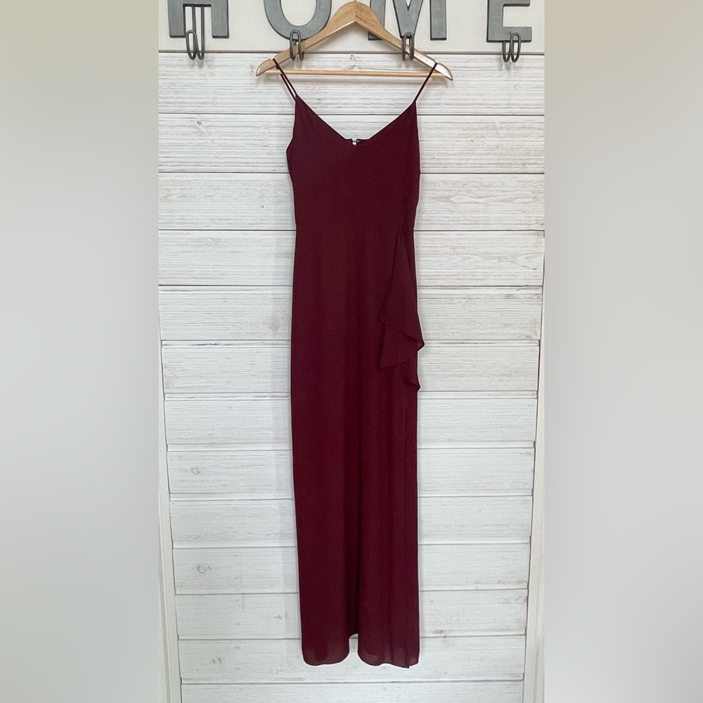 Express Merlot colored gown